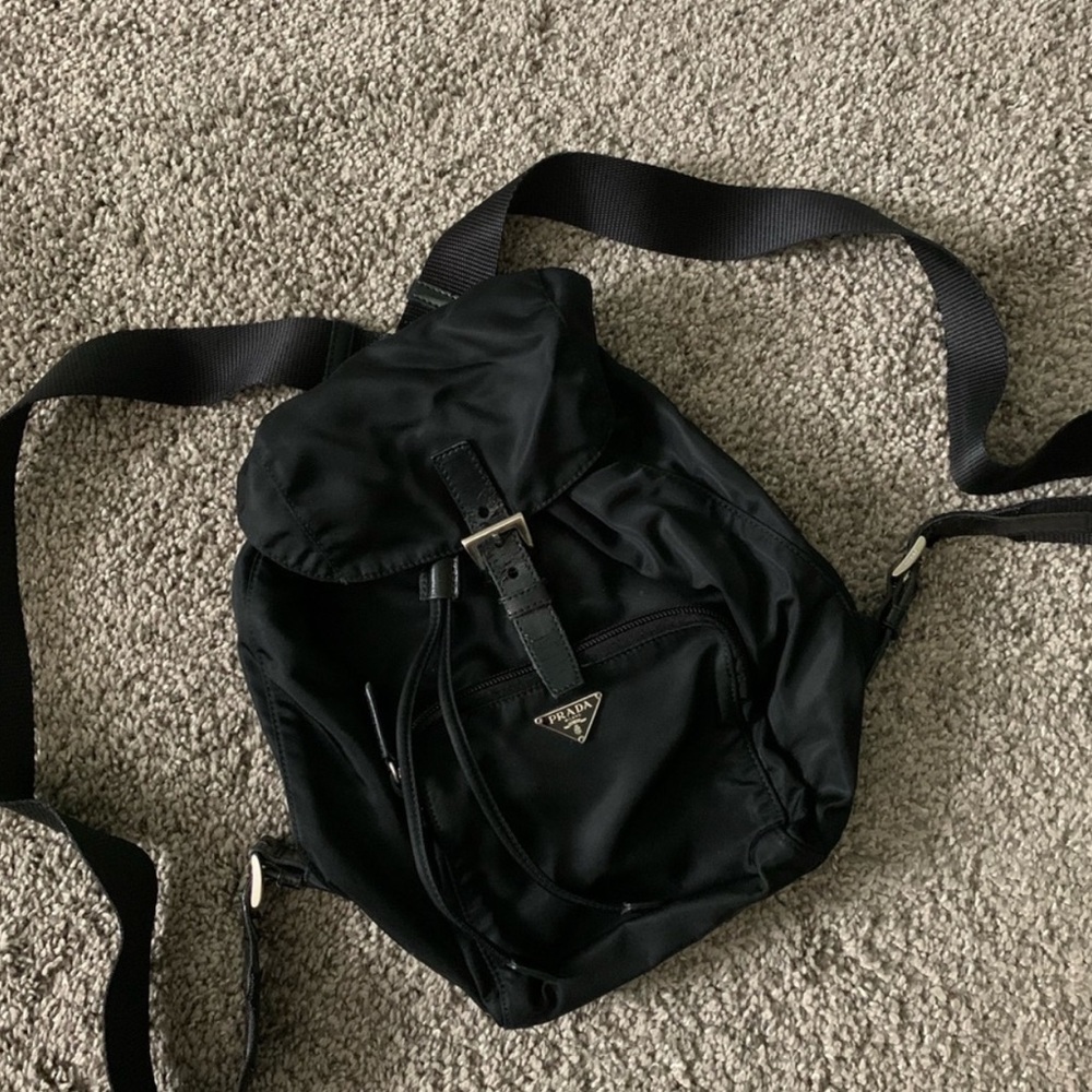 Prada Small Vintage Tessuto Backpack